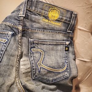 Rock & Republic blue jeans size 31, straight cut leg. NWOT.